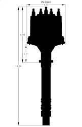 MSD 83663 Pro-Billet Distributor - Truck Part Superstore