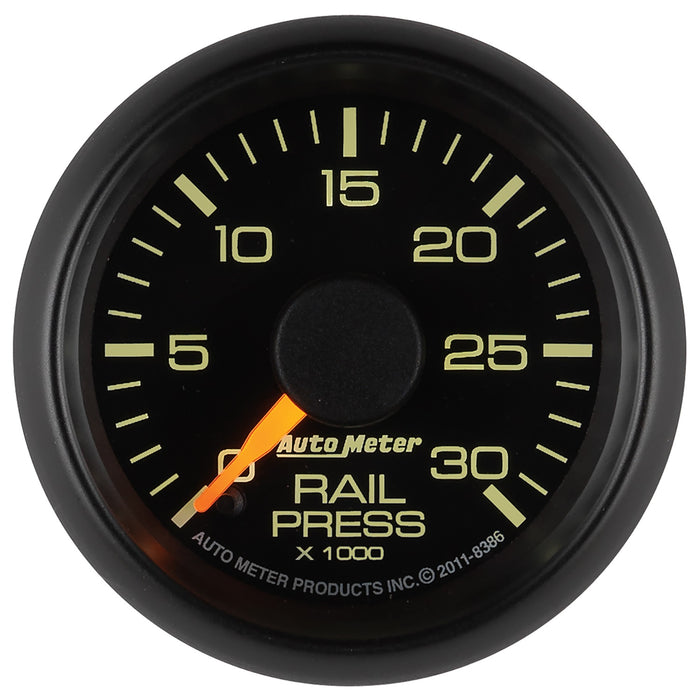 AutoMeter 8386 GAUGE; RAIL PRESSURE; 2 1/16in.; 30KPSI; DIGITAL STEPPER MOTOR; GM FACTORY MATCH - Truck Part Superstore