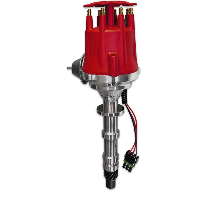 MSD 83931 Ready-To-Run Distributor; Chevrolet W Engines; w/Vacuum Advance; Iron Gear; - Truck Part Superstore