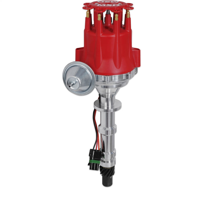 MSD 8393 Ready-To-Run Distributor; Chevrolet W Engines; Iron Gear; - Truck Part Superstore