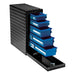 UWS DS-18-BLK Gloss Black Aluminum 18in. Drawer Truck Tool Box (LTL Shipping Only) - Truck Part Superstore