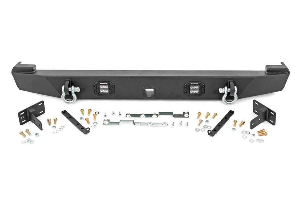 Rough Country 51092 Rear LED Bumper; Black; Black Series LED; Spot; - Truck Part Superstore