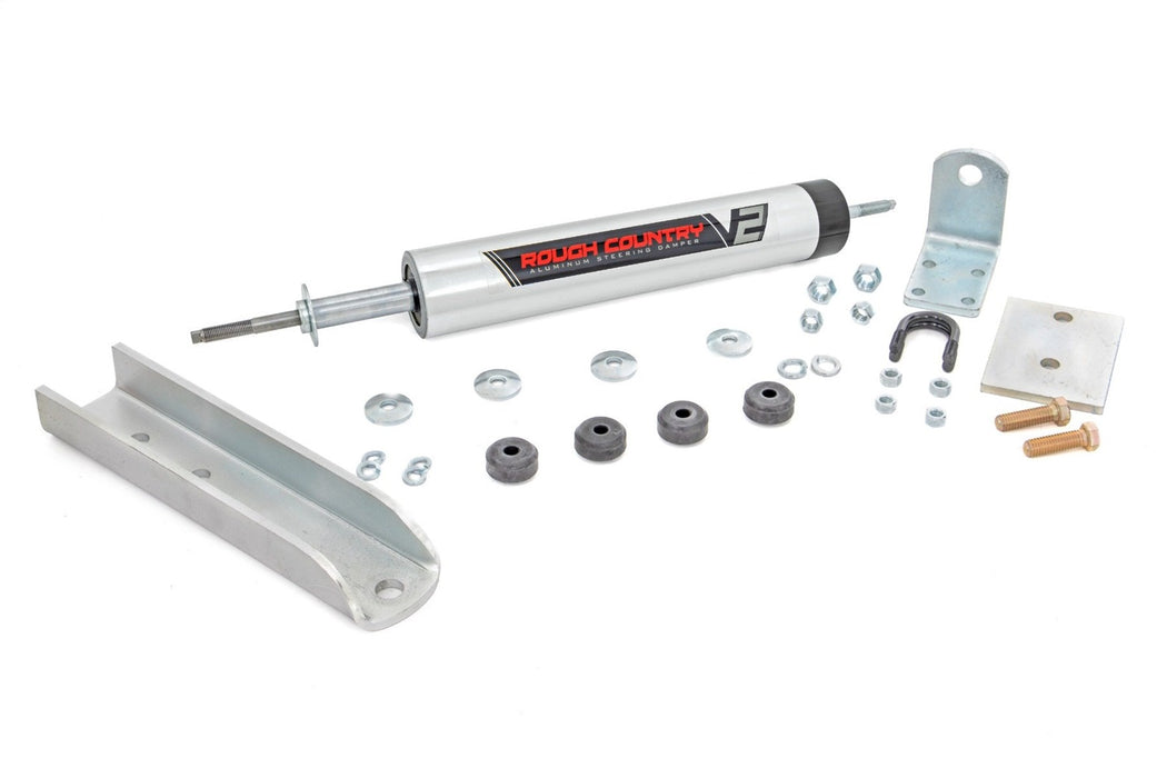 Rough Country 8733170 V2 Steering Stabilizer 84-90 Ford Bronco II 2WD/4WD Rough Country - Truck Part Superstore