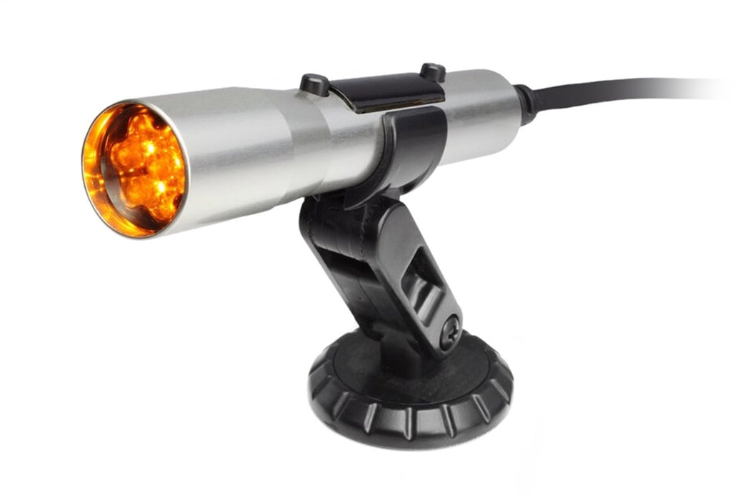 Holley 840011 Sniper Standalone Shift Light; Silver Tube; Yellow LED; Direct Wire Connection; - Truck Part Superstore