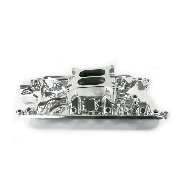 Top Street Performance 84000 Ford Small Block Carbureted Dual Plane Polished Aluminum Intake Manifold - Truck Part Superstore