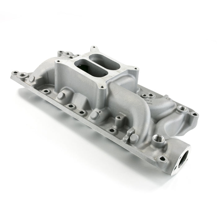 Top Street Performance 84001 Ford Small Block Carbureted Dual Plane Satin Aluminum Intake Manifold. - Truck Part Superstore