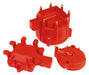MSD 84023 Distributor Cap And Rotor Kit; Incl. HEI Cap/Rotor/Coil Cover; Extreme; Red; - Truck Part Superstore