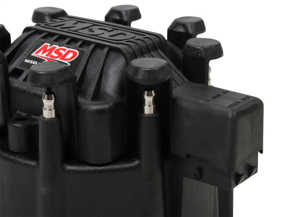 MSD 84025 Distributor Cap And Rotor Kit; Extreme Output; HEI; Black; - Truck Part Superstore