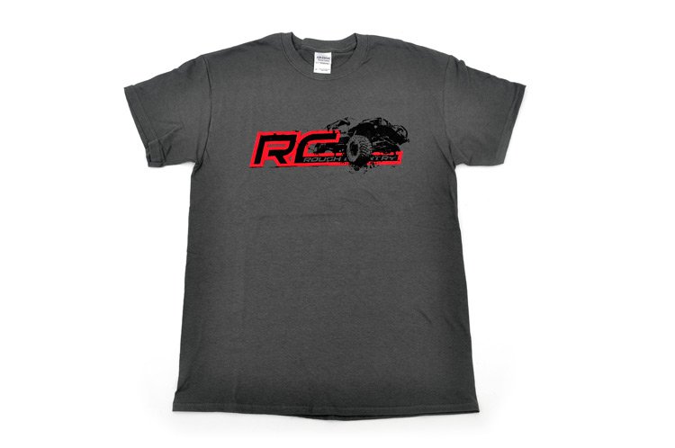 Rough Country 84063 Rough Country Short Sleeve T 100 Percent Preshrunk Cotton Front RC logo w/Jeep XJ Back Blank Size XLarge Color Grey Rough Country - Truck Part Superstore