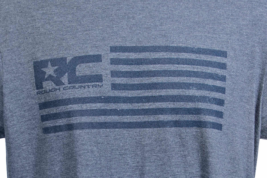 Rough Country 840792X RC American Flag T Shirt Men 2X Large Rough Country - Truck Part Superstore