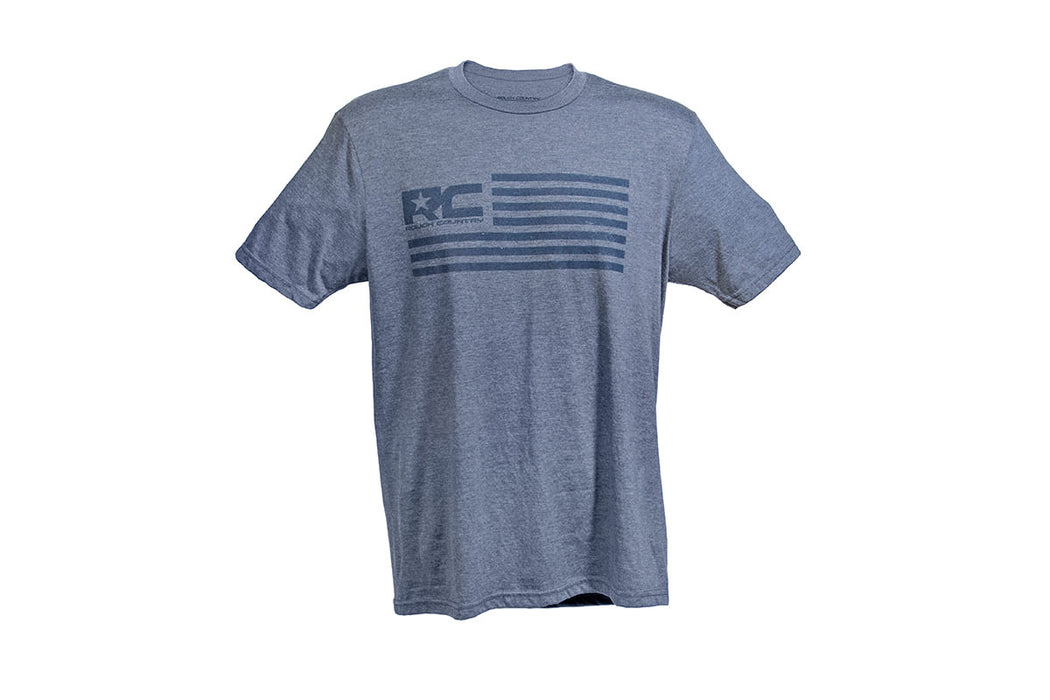 Rough Country 84079SM RC American Flag T Shirt Men Small Rough Country - Truck Part Superstore