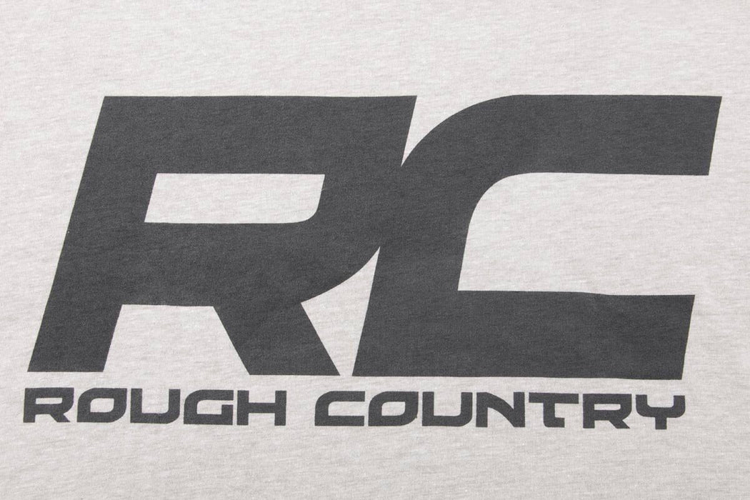 Rough Country 84086LG RC Grey Logo T Shirt Men Large Rough Country - Truck Part Superstore