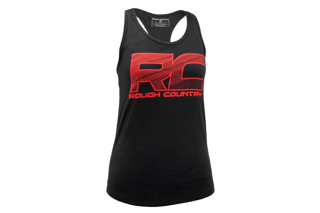 Rough Country 84087LG RC Tread Logo Tank Top Women Large Rough Country - Truck Part Superstore