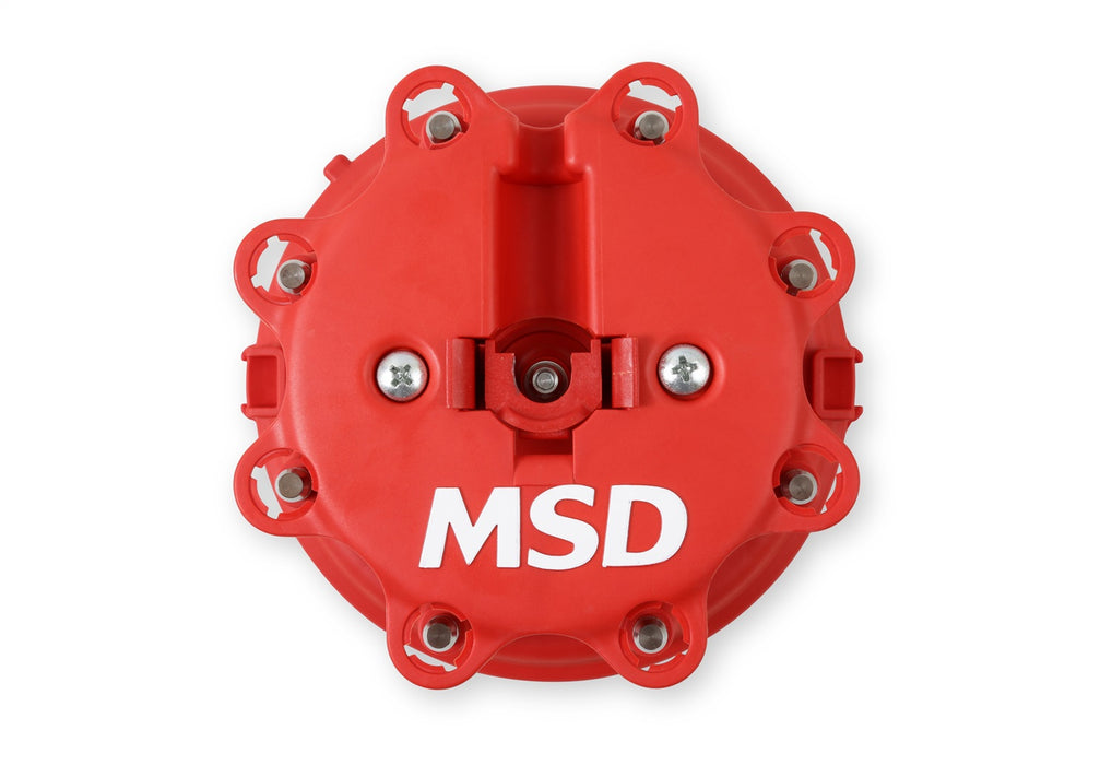 MSD 8408 Distributor Cap; OEM Replacement; Red; Duraspark; 50 State Legal; - Truck Part Superstore