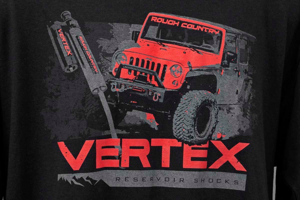 Rough Country 84090LG RC Vertex Long Sleeve T Shirt Large Rough Country - Truck Part Superstore