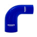 Mishimoto MMCP-R90-2030BL Mishimoto 90-Degree Silicone Transition Coupler, 2.00-in to 3.00-in, Blue - Truck Part Superstore