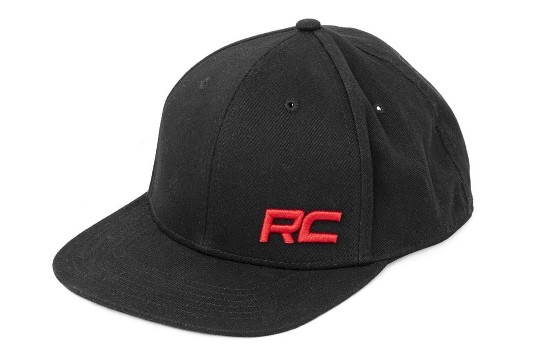 Rough Country 84123 Rough Country Flat Bill Hat Black Rough Country - Truck Part Superstore