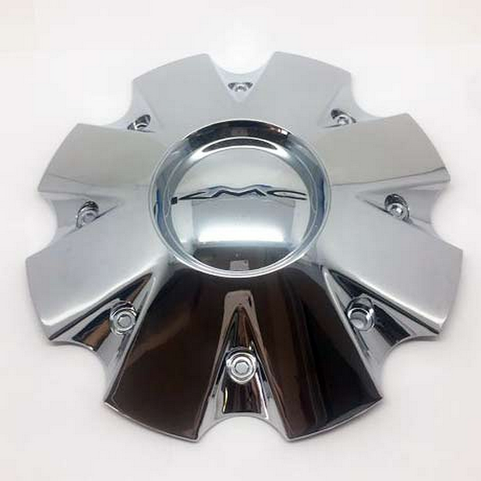 KMC 841L210C1 KMC CAP KM651 SLIDE CHROME W/BLACK LOGO - Truck Part Superstore