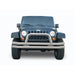 Rampage 8420 Front Double Tube Bumper; w/Hoop; Stainless Steel; - Truck Part Superstore