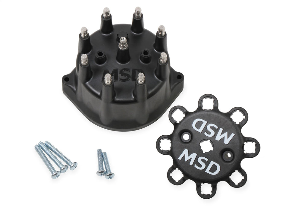 MSD 84318 Marine Distributor Cap; For PN[83507]; Black; - Truck Part Superstore