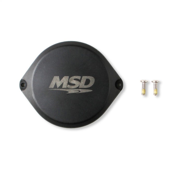 MSD 84323 Distributor Cap; Coil-On-Plug Blank Cap For Dual Sync Distributors; Black; - Truck Part Superstore