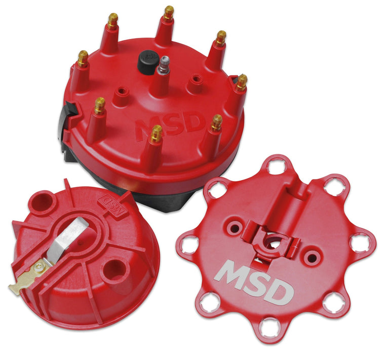 MSD 8441 Cap-A-Dapt Cap And Rotor; For Small Diameter MSD Distributors; - Truck Part Superstore