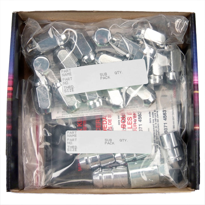 McGard 84430 Cone Seat Exposed Style Wheel Installation Kit-Chrome - Truck Part Superstore