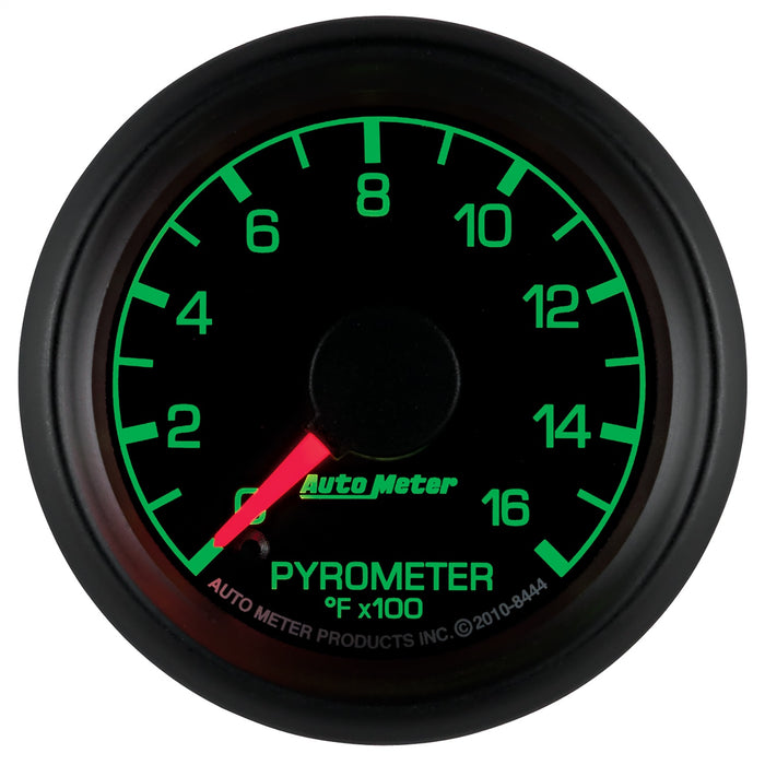 AutoMeter 8444 GAUGE; PYROMETER (EGT); 2 1/16in.; 1600deg.F; STEPPER MOTOR; FORD FACTORY MATCH - Truck Part Superstore