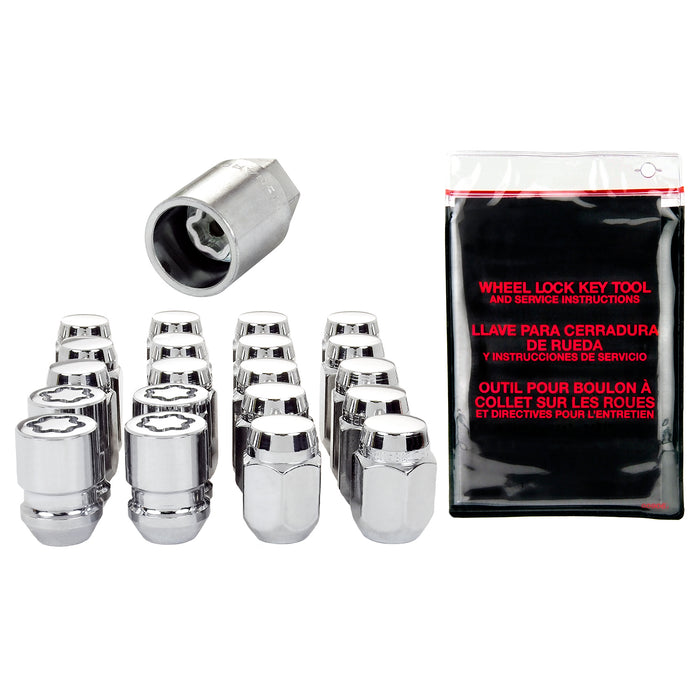 McGard 84454 Cone Seat Exposed Style Wheel Installation Kit-Chrome - Truck Part Superstore