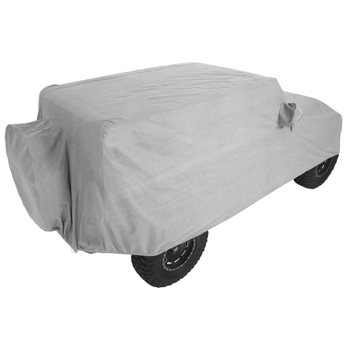 Smittybilt 845 JL Wrangler Full Climate Jeep Cover w/Storage Bag-Lock-Cable 2018-Present Wrangler JL 4-Door Gray Smittybilt - Truck Part Superstore