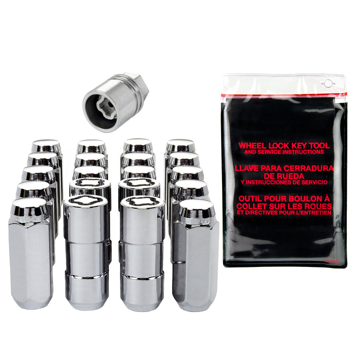 McGard 84505 Cone Seat Exposed Style Wheel Installation Kit-Chrome - Truck Part Superstore