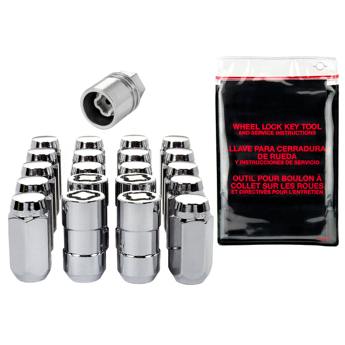 McGard 84508 Cone Seat Exposed Style Wheel Installation Kit-Chrome - Truck Part Superstore
