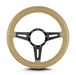 Lokar 84509 Lecarra Mark 4 Elegante Steering Wheel; Tan; Black Spokes; 14 in. Thick Grip; - Truck Part Superstore