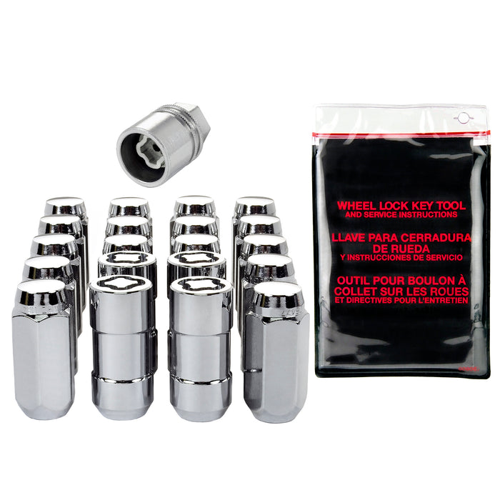 McGard 84523 Cone Seat Exposed Style Wheel Installation Kit-Chrome - Truck Part Superstore