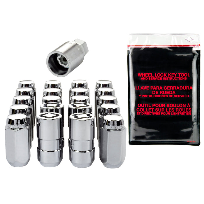 McGard 84525 Cone Seat Exposed Style Wheel Installation Kit-Chrome - Truck Part Superstore