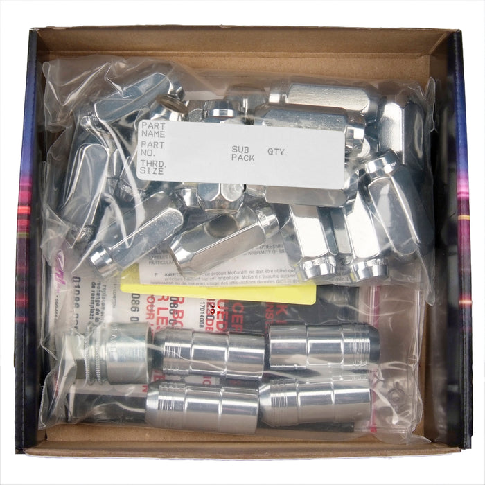 McGard 84525 Cone Seat Exposed Style Wheel Installation Kit-Chrome - Truck Part Superstore