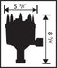 MSD 8452 Pro-Billet Distributor; Steel Gear For Factory Roller Cam; w/Module; - Truck Part Superstore
