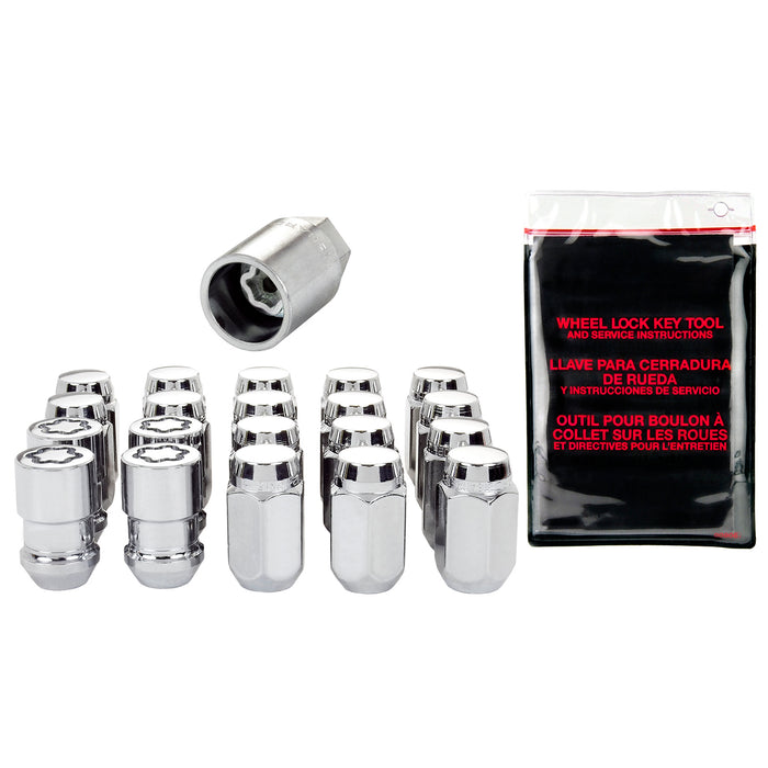 McGard 84530 Cone Seat Exposed Style Wheel Installation Kit-Chrome - Truck Part Superstore