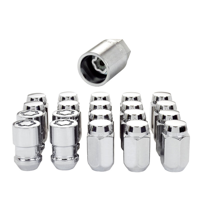 McGard 84530CN Cone Seat Exposed Style Wheel Installation Kit - Chrome - (Clamshell Packaging) - Truck Part Superstore