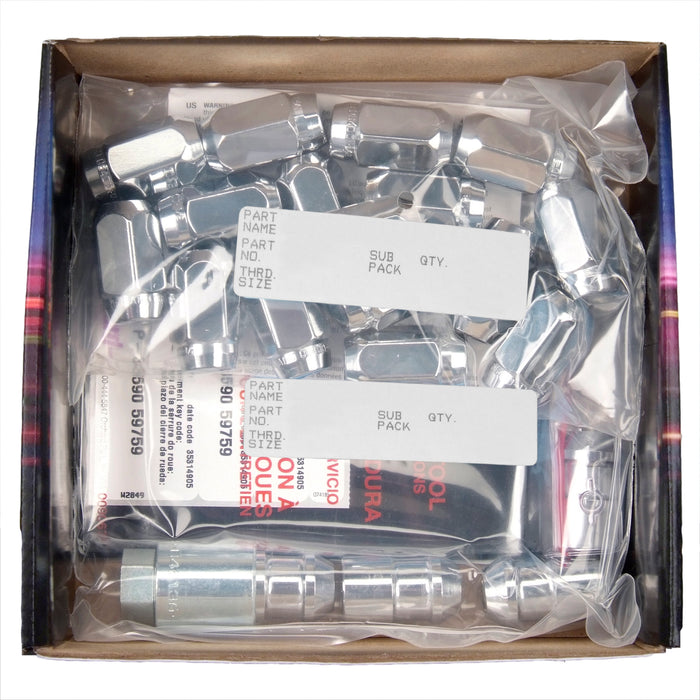 McGard 84532 Cone Seat Exposed Style Wheel Installation Kit-Chrome - Truck Part Superstore
