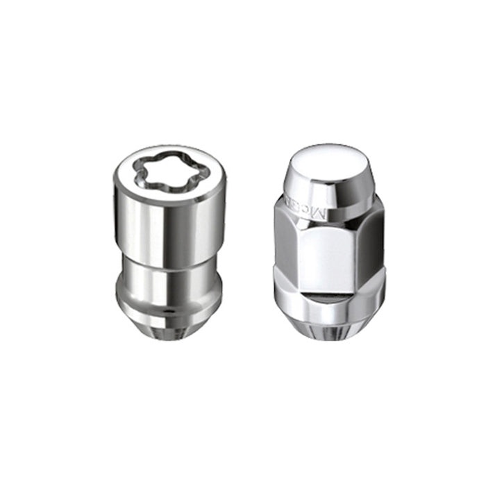 McGard 84537 Cone Seat Exposed Style Wheel Installation Kit-Chrome - Truck Part Superstore