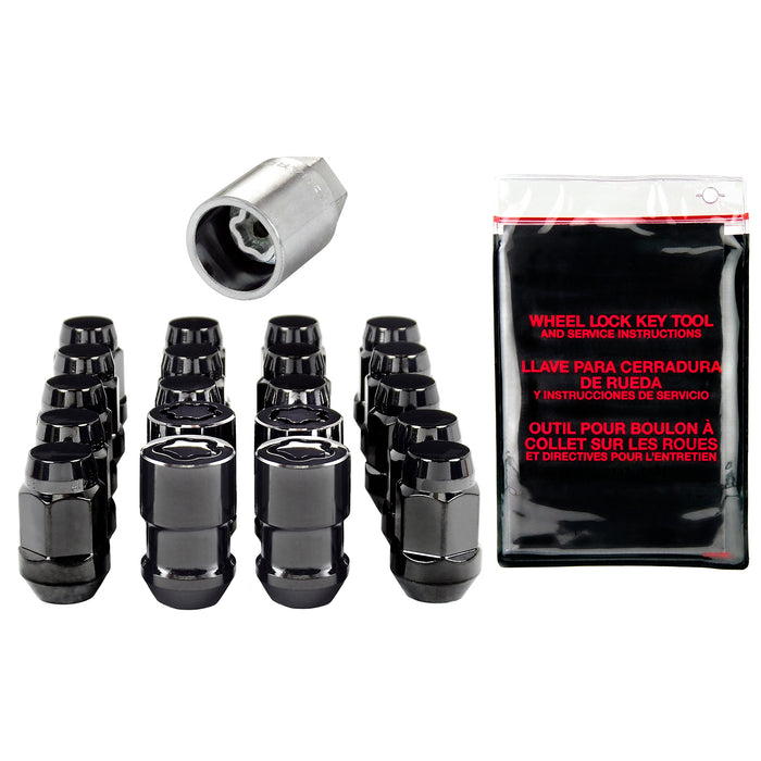 McGard 84551 Bulge Cone Seat Exposed Style Wheel Installation Kit-Black - Truck Part Superstore