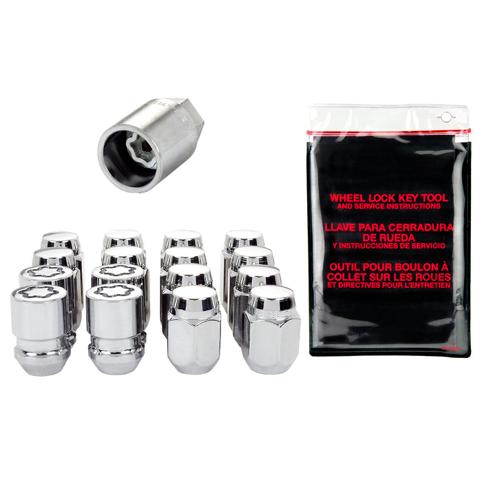 McGard 84554 Cone Seat Exposed Style Wheel Installation Kit-Chrome - Truck Part Superstore