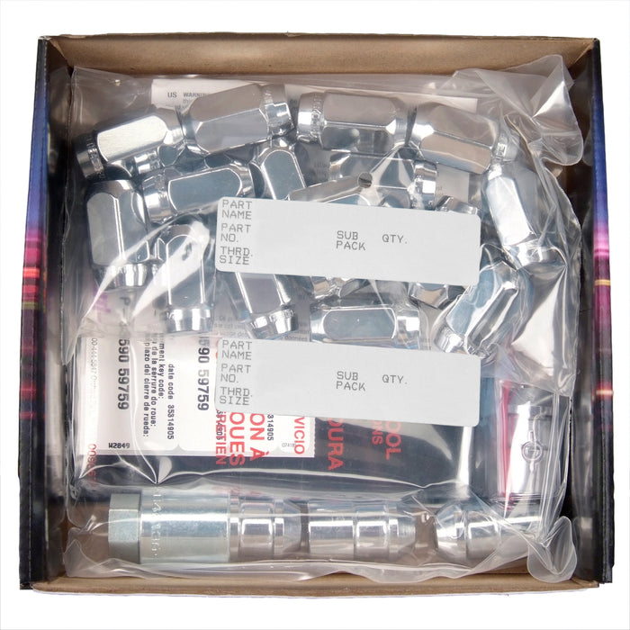 McGard 84557 Cone Seat Exposed Style Wheel Installation Kit-Chrome - Truck Part Superstore