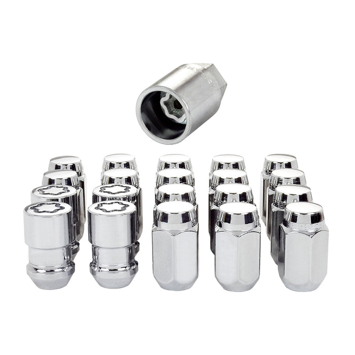 McGard 84557CN Cone Seat Exposed Style Wheel Installation Kit - Chrome - (Clamshell Packaging) - Truck Part Superstore