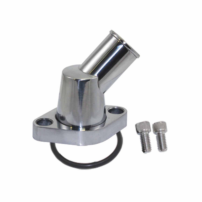 SpeedFx 8455 45 Degree Neck Alum O-Ring Seal Type Polished Swivel Style - Truck Part Superstore