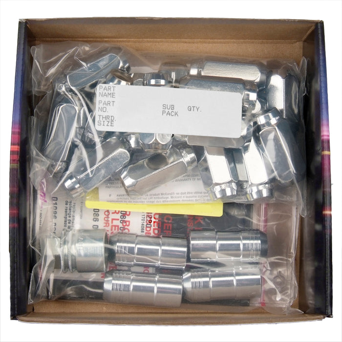 McGard 84560 Cone Seat Exposed Style Wheel Installation Kit-Chrome - Truck Part Superstore