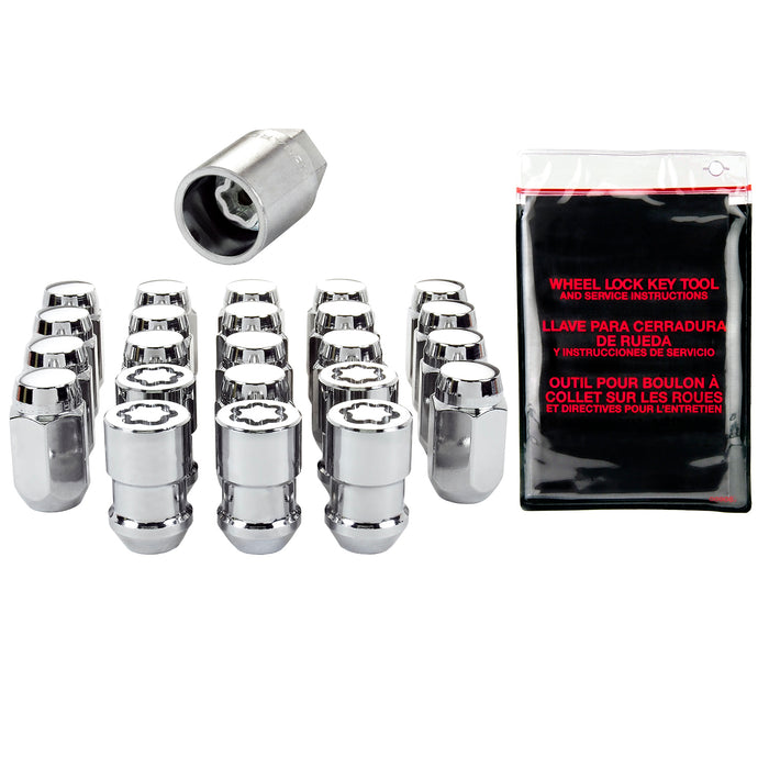 McGard 84562 Cone Seat Exposed Style 23-Piece Wheel Installation Kit-Chrome - Truck Part Superstore