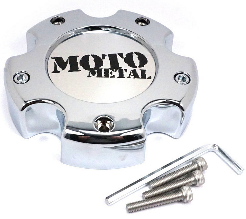 Moto Metal 845L1451R MOTO CAP CHROME 5X5.5 - NEW LOGO - Truck Part Superstore