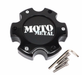 Moto Metal 845L145S1 MOTO CAP GLOSS BLACK 6X5.5 - NEW LOGO - Truck Part Superstore